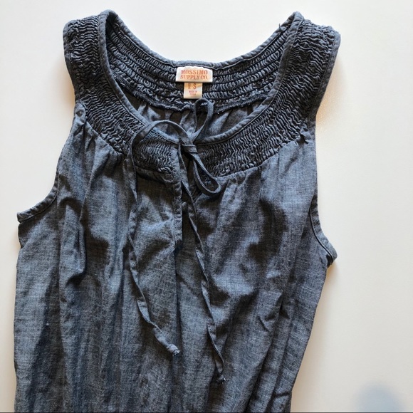 🆕 NWOT Chambray Romper - Picture 2 of 4